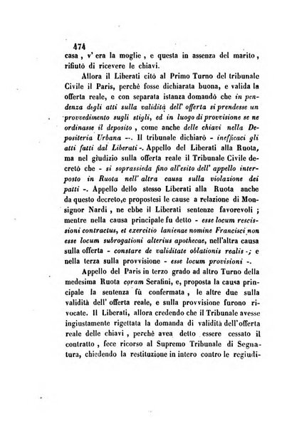 Giornale del Foro in cui si raccolgono le più importanti regiudicate dei supremi tribunali di Roma e dello Stato pontificio in materia civile