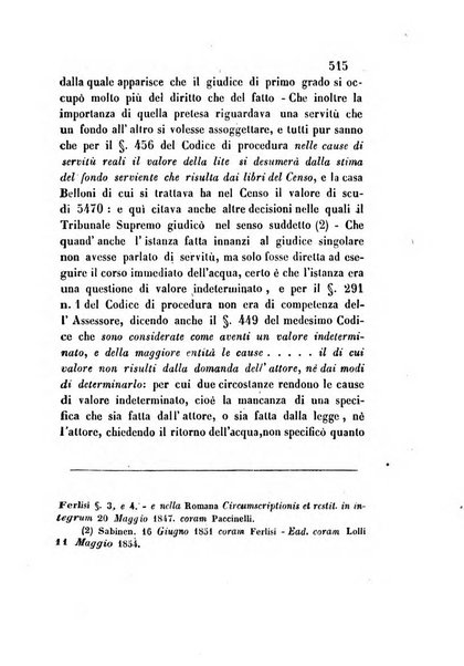 Giornale del Foro in cui si raccolgono le più importanti regiudicate dei supremi tribunali di Roma e dello Stato pontificio in materia civile