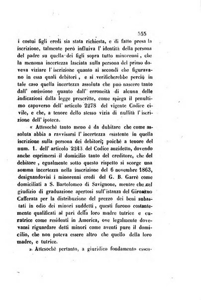 Giornale del Foro in cui si raccolgono le più importanti regiudicate dei supremi tribunali di Roma e dello Stato pontificio in materia civile