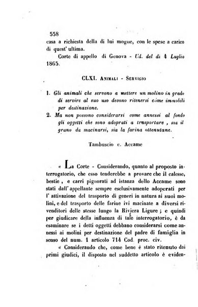 Giornale del Foro in cui si raccolgono le più importanti regiudicate dei supremi tribunali di Roma e dello Stato pontificio in materia civile