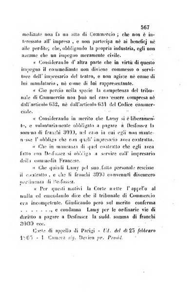 Giornale del Foro in cui si raccolgono le più importanti regiudicate dei supremi tribunali di Roma e dello Stato pontificio in materia civile