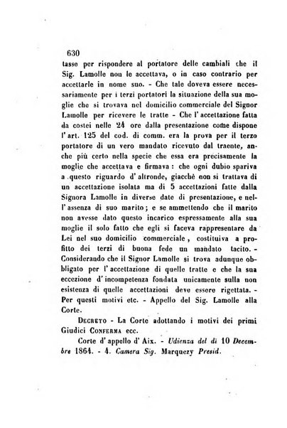 Giornale del Foro in cui si raccolgono le più importanti regiudicate dei supremi tribunali di Roma e dello Stato pontificio in materia civile