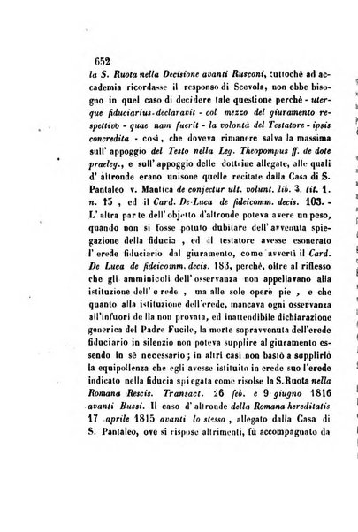 Giornale del Foro in cui si raccolgono le più importanti regiudicate dei supremi tribunali di Roma e dello Stato pontificio in materia civile