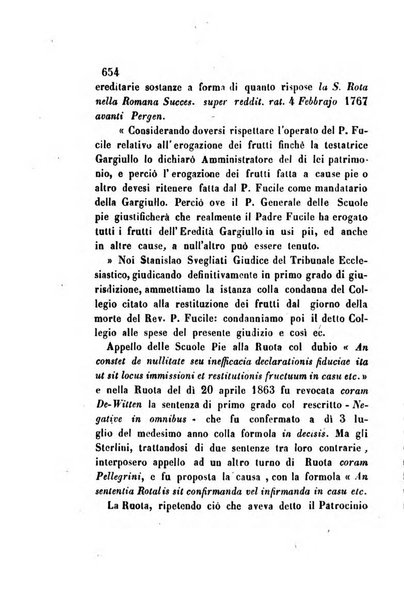 Giornale del Foro in cui si raccolgono le più importanti regiudicate dei supremi tribunali di Roma e dello Stato pontificio in materia civile