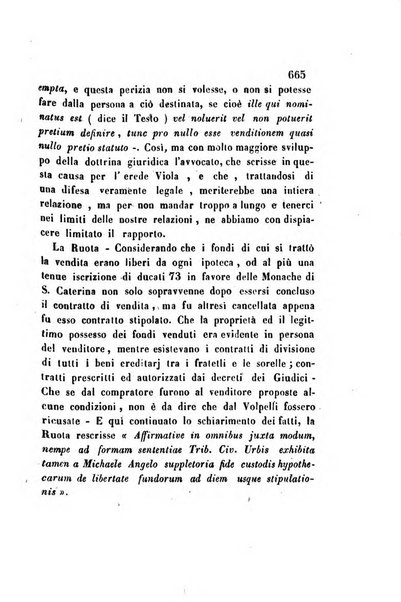 Giornale del Foro in cui si raccolgono le più importanti regiudicate dei supremi tribunali di Roma e dello Stato pontificio in materia civile