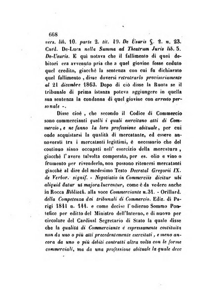 Giornale del Foro in cui si raccolgono le più importanti regiudicate dei supremi tribunali di Roma e dello Stato pontificio in materia civile