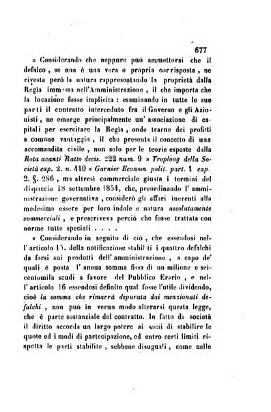 Giornale del Foro in cui si raccolgono le più importanti regiudicate dei supremi tribunali di Roma e dello Stato pontificio in materia civile