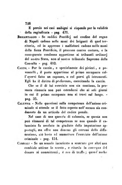 Giornale del Foro in cui si raccolgono le più importanti regiudicate dei supremi tribunali di Roma e dello Stato pontificio in materia civile