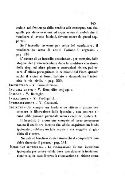 Giornale del Foro in cui si raccolgono le più importanti regiudicate dei supremi tribunali di Roma e dello Stato pontificio in materia civile