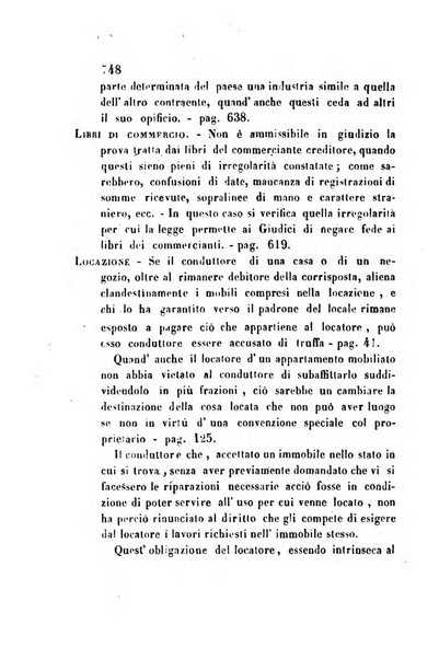 Giornale del Foro in cui si raccolgono le più importanti regiudicate dei supremi tribunali di Roma e dello Stato pontificio in materia civile