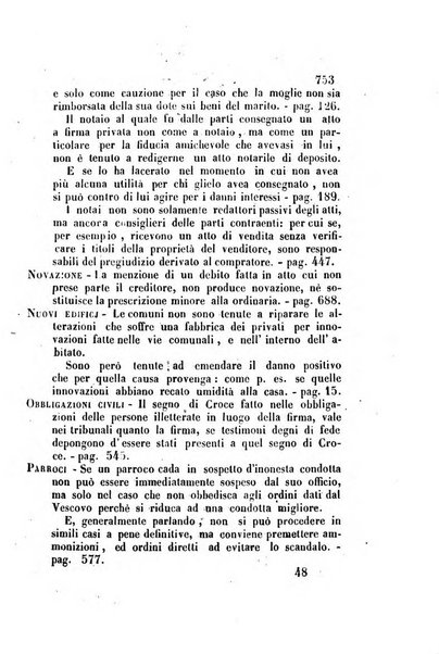 Giornale del Foro in cui si raccolgono le più importanti regiudicate dei supremi tribunali di Roma e dello Stato pontificio in materia civile