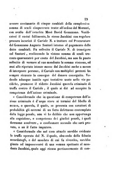 Giornale del Foro in cui si raccolgono le più importanti regiudicate dei supremi tribunali di Roma e dello Stato pontificio in materia civile