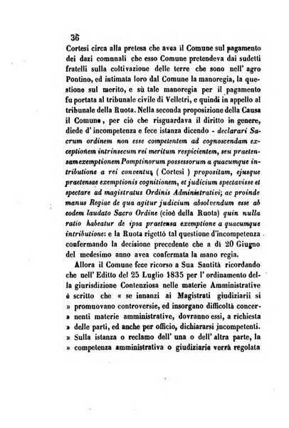 Giornale del Foro in cui si raccolgono le più importanti regiudicate dei supremi tribunali di Roma e dello Stato pontificio in materia civile