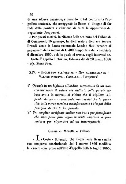 Giornale del Foro in cui si raccolgono le più importanti regiudicate dei supremi tribunali di Roma e dello Stato pontificio in materia civile