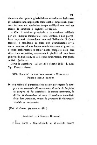 Giornale del Foro in cui si raccolgono le più importanti regiudicate dei supremi tribunali di Roma e dello Stato pontificio in materia civile