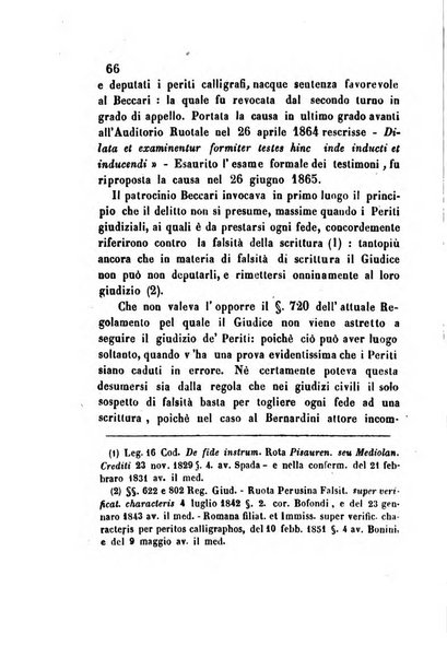 Giornale del Foro in cui si raccolgono le più importanti regiudicate dei supremi tribunali di Roma e dello Stato pontificio in materia civile