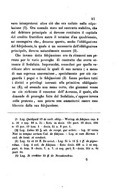 Giornale del Foro in cui si raccolgono le più importanti regiudicate dei supremi tribunali di Roma e dello Stato pontificio in materia civile