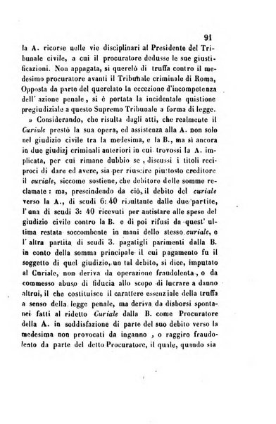 Giornale del Foro in cui si raccolgono le più importanti regiudicate dei supremi tribunali di Roma e dello Stato pontificio in materia civile