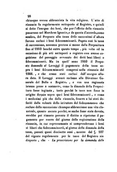 Giornale del Foro in cui si raccolgono le più importanti regiudicate dei supremi tribunali di Roma e dello Stato pontificio in materia civile