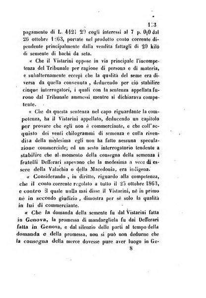 Giornale del Foro in cui si raccolgono le più importanti regiudicate dei supremi tribunali di Roma e dello Stato pontificio in materia civile