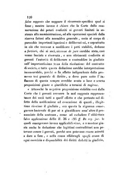 Giornale del Foro in cui si raccolgono le più importanti regiudicate dei supremi tribunali di Roma e dello Stato pontificio in materia civile