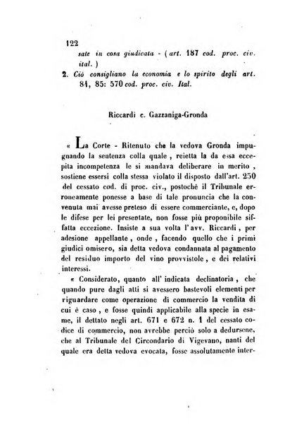 Giornale del Foro in cui si raccolgono le più importanti regiudicate dei supremi tribunali di Roma e dello Stato pontificio in materia civile