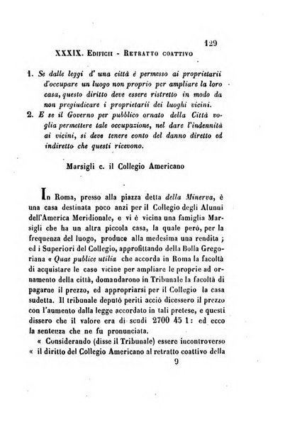 Giornale del Foro in cui si raccolgono le più importanti regiudicate dei supremi tribunali di Roma e dello Stato pontificio in materia civile