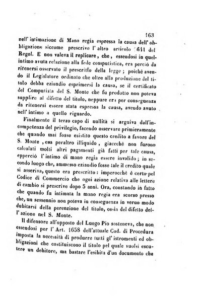 Giornale del Foro in cui si raccolgono le più importanti regiudicate dei supremi tribunali di Roma e dello Stato pontificio in materia civile