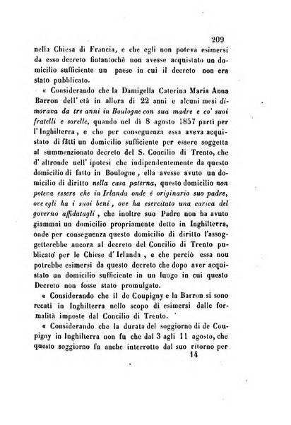 Giornale del Foro in cui si raccolgono le più importanti regiudicate dei supremi tribunali di Roma e dello Stato pontificio in materia civile