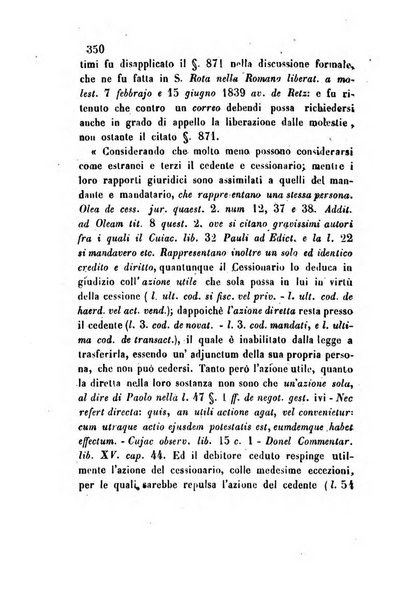 Giornale del Foro in cui si raccolgono le più importanti regiudicate dei supremi tribunali di Roma e dello Stato pontificio in materia civile