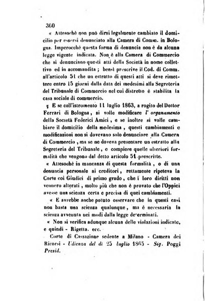 Giornale del Foro in cui si raccolgono le più importanti regiudicate dei supremi tribunali di Roma e dello Stato pontificio in materia civile