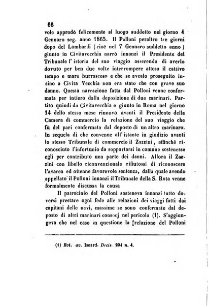 Giornale del Foro in cui si raccolgono le più importanti regiudicate dei supremi tribunali di Roma e dello Stato pontificio in materia civile