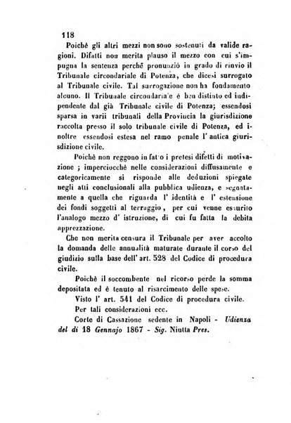 Giornale del Foro in cui si raccolgono le più importanti regiudicate dei supremi tribunali di Roma e dello Stato pontificio in materia civile