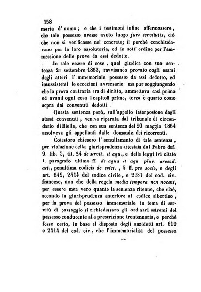 Giornale del Foro in cui si raccolgono le più importanti regiudicate dei supremi tribunali di Roma e dello Stato pontificio in materia civile