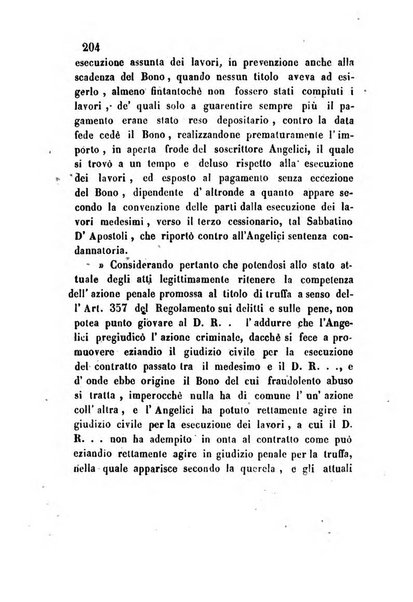 Giornale del Foro in cui si raccolgono le più importanti regiudicate dei supremi tribunali di Roma e dello Stato pontificio in materia civile