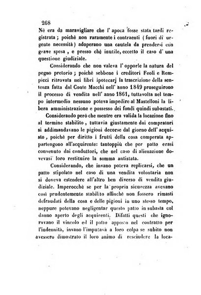 Giornale del Foro in cui si raccolgono le più importanti regiudicate dei supremi tribunali di Roma e dello Stato pontificio in materia civile