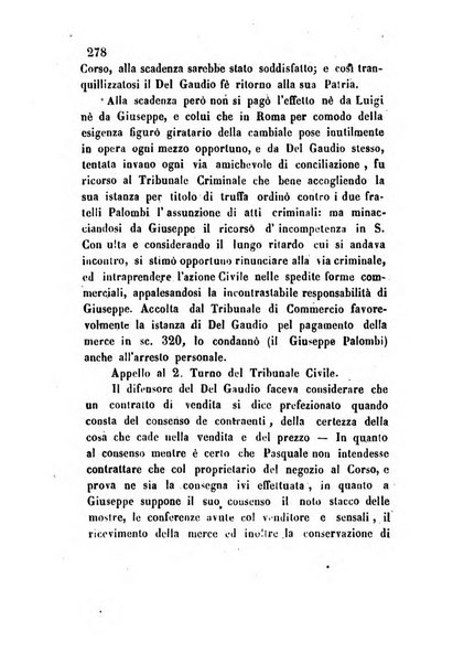 Giornale del Foro in cui si raccolgono le più importanti regiudicate dei supremi tribunali di Roma e dello Stato pontificio in materia civile