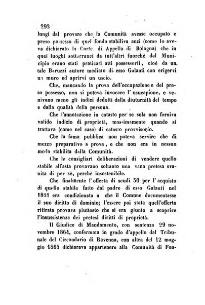 Giornale del Foro in cui si raccolgono le più importanti regiudicate dei supremi tribunali di Roma e dello Stato pontificio in materia civile