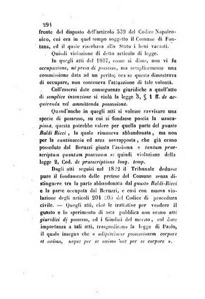 Giornale del Foro in cui si raccolgono le più importanti regiudicate dei supremi tribunali di Roma e dello Stato pontificio in materia civile