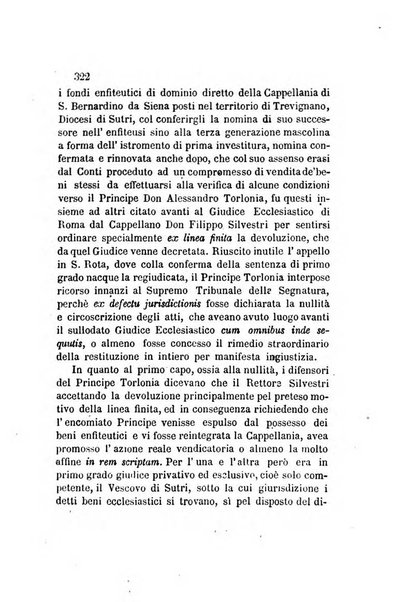 Giornale del Foro in cui si raccolgono le più importanti regiudicate dei supremi tribunali di Roma e dello Stato pontificio in materia civile