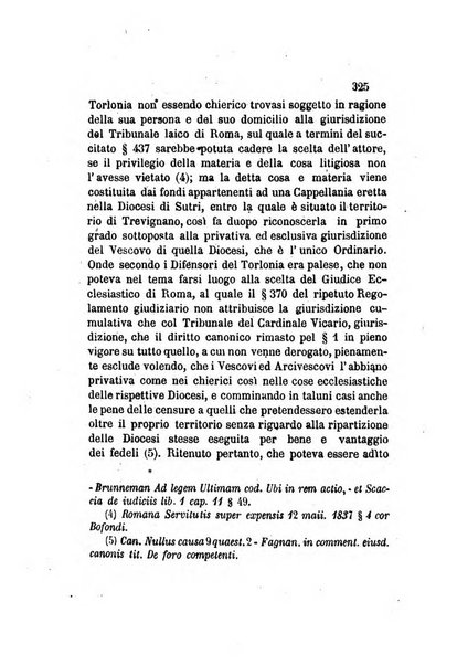 Giornale del Foro in cui si raccolgono le più importanti regiudicate dei supremi tribunali di Roma e dello Stato pontificio in materia civile