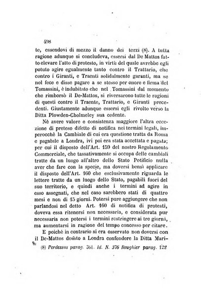 Giornale del Foro in cui si raccolgono le più importanti regiudicate dei supremi tribunali di Roma e dello Stato pontificio in materia civile