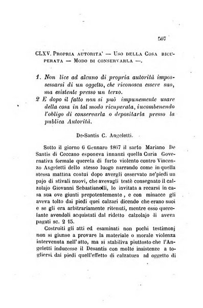 Giornale del Foro in cui si raccolgono le più importanti regiudicate dei supremi tribunali di Roma e dello Stato pontificio in materia civile