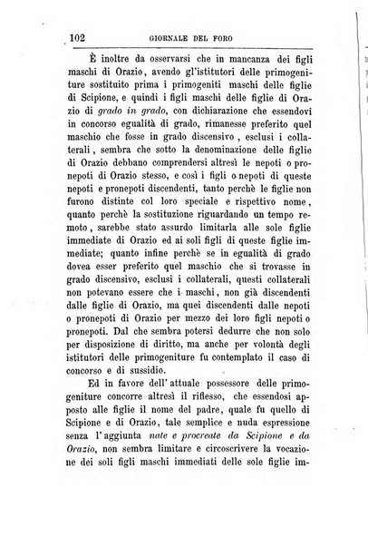 Giornale del Foro in cui si raccolgono le più importanti regiudicate dei supremi tribunali di Roma e dello Stato pontificio in materia civile