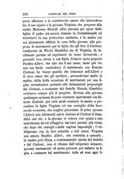 Giornale del Foro in cui si raccolgono le più importanti regiudicate dei supremi tribunali di Roma e dello Stato pontificio in materia civile