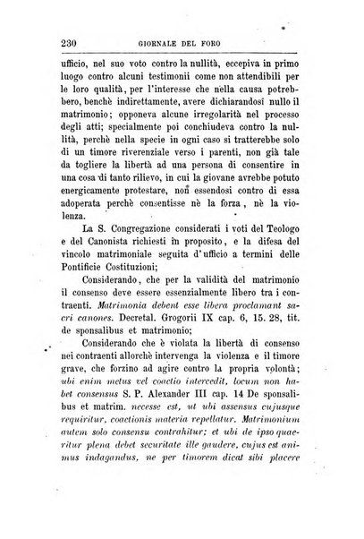 Giornale del Foro in cui si raccolgono le più importanti regiudicate dei supremi tribunali di Roma e dello Stato pontificio in materia civile