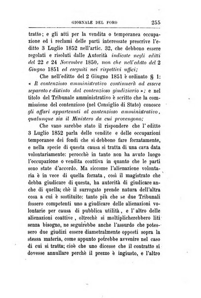 Giornale del Foro in cui si raccolgono le più importanti regiudicate dei supremi tribunali di Roma e dello Stato pontificio in materia civile