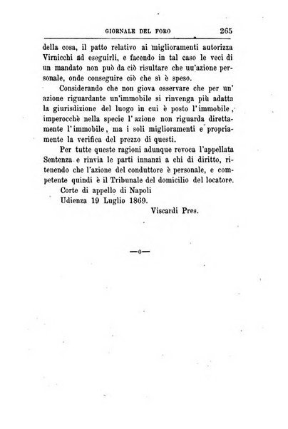 Giornale del Foro in cui si raccolgono le più importanti regiudicate dei supremi tribunali di Roma e dello Stato pontificio in materia civile