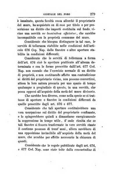 Giornale del Foro in cui si raccolgono le più importanti regiudicate dei supremi tribunali di Roma e dello Stato pontificio in materia civile