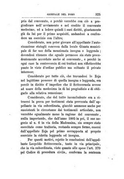 Giornale del Foro in cui si raccolgono le più importanti regiudicate dei supremi tribunali di Roma e dello Stato pontificio in materia civile